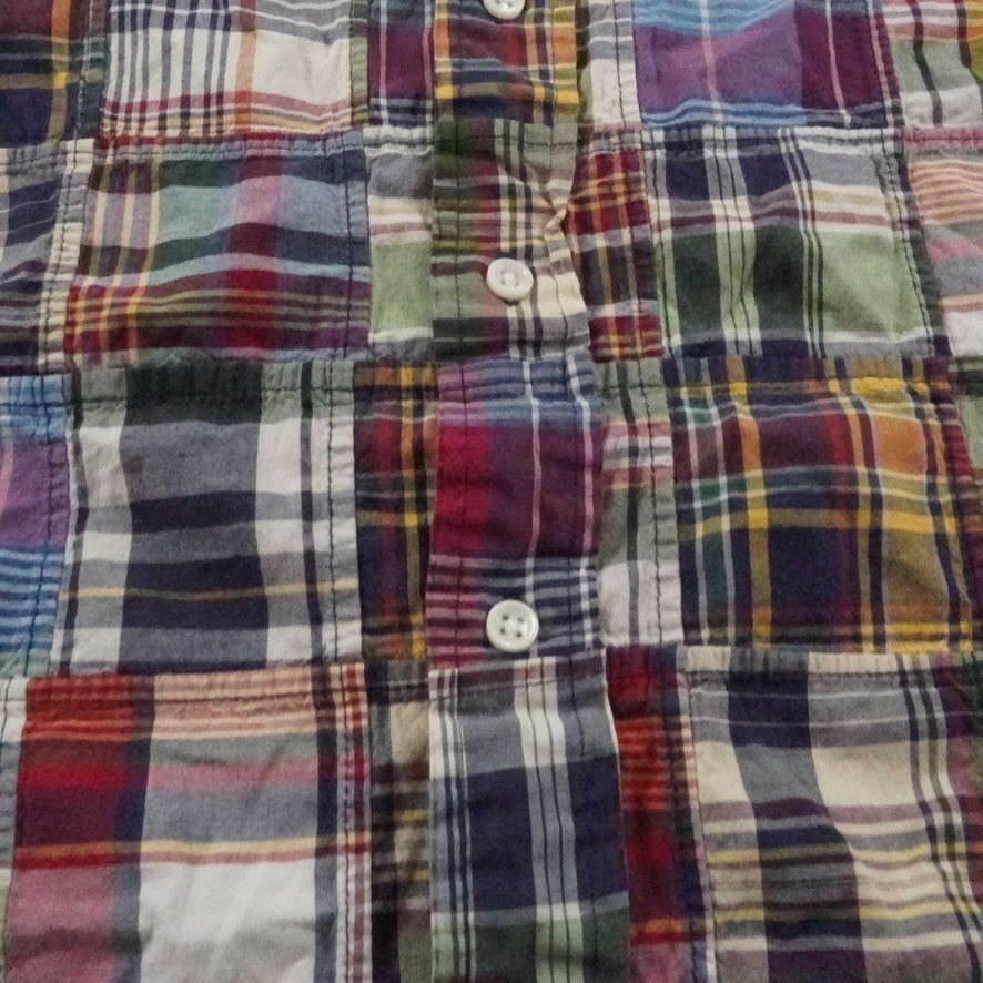 Ralph Lauren Patchwork Custom Fit Button Up Shirt… - image 2