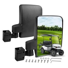 No Drilling Golf Cart Side Mirrors, Universal Golf Cart Mirrors Fit Ordinary