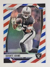 2024 Prizm #150 Davante Adams Red White Blue Prizm Las Vegas Raiders