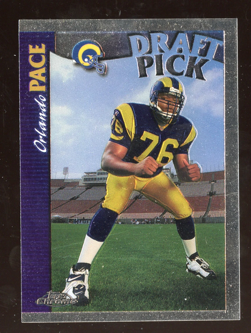 1997 Topps Chrome #153 Orlando Pace RC HOF