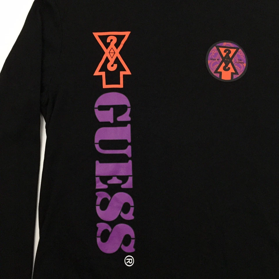 GUESS x 88rising Head In The Clouds Men T-Shirt Logo 2-Sided Graphic Print Tee M - Image 4 of 4