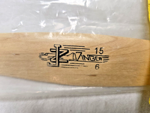 Pro Zinger 901 15-6 Hardwood Model Airplane Propeller Mint In Original Package - Picture 5 of 13