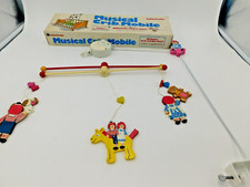 Vtg Knickerbocker Raggedy Ann  Andy Musical Nursery Mobile w/ Original Box 3705