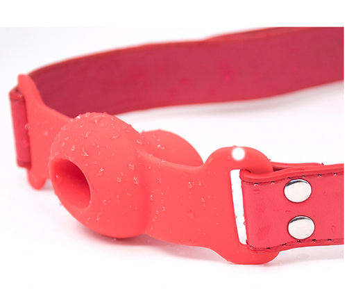 Hollow Adjustable Mouth Gag With Saliva Hole Silicone Mouth Plug | eBay UK