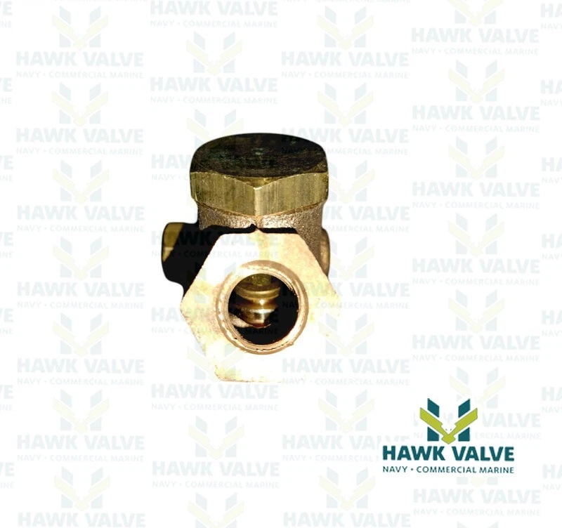 1/4" BRONZE 200 / 400 THREADED Y-PATTERN SWING CHECK VALVE - POWELL FIG.560 - Image 4 of 4