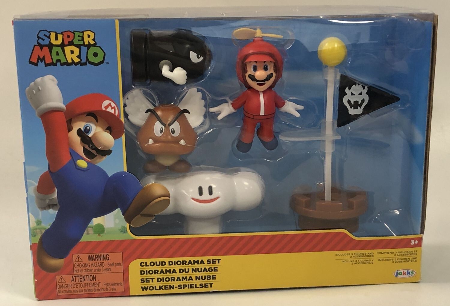 Super Mario diorama du nuage pour décorer une chambre d'enfant