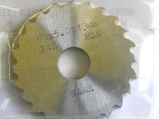 Metallkreissägeblatt 50 x 5 x 13, 24 Zähne, HSS, DIN 1838C 