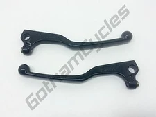 OEM Ducati Brembo Front Brake & Clutch Master Cylinder Pump Black Lever Set Pair