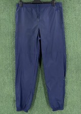 VTG 90s Nike Spellout Windbreaker Track Pants Ankle Zip W/ Pockets Men s Medium