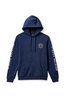 Brixton Crest Hooded Sweatshirt Washed Navy Gr: M Brixton Supply