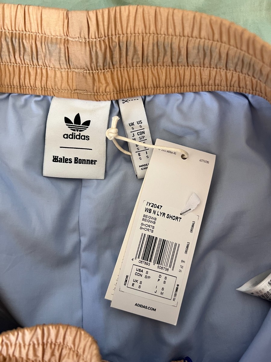 Wales Bonner x Adidas Nylon Layered Shorts - Size Small Wales Bonner x Adidas Nylon Layered Shorts - Size Small