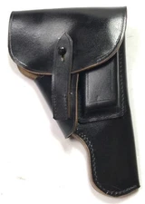  WWII GERMAN M1934 MAUSER BLACK LEATHER PISTOL HOLSTER