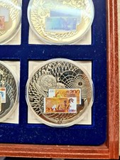 Medaille Euro Entwurf 50 mm 54 g Neu Silber PP Spiegelglanz 200 Euro 2004 Europa