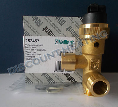 Vaillant Turbomax Plus 824E 828E 837E Pro24/28E Umschaltventil 252457
