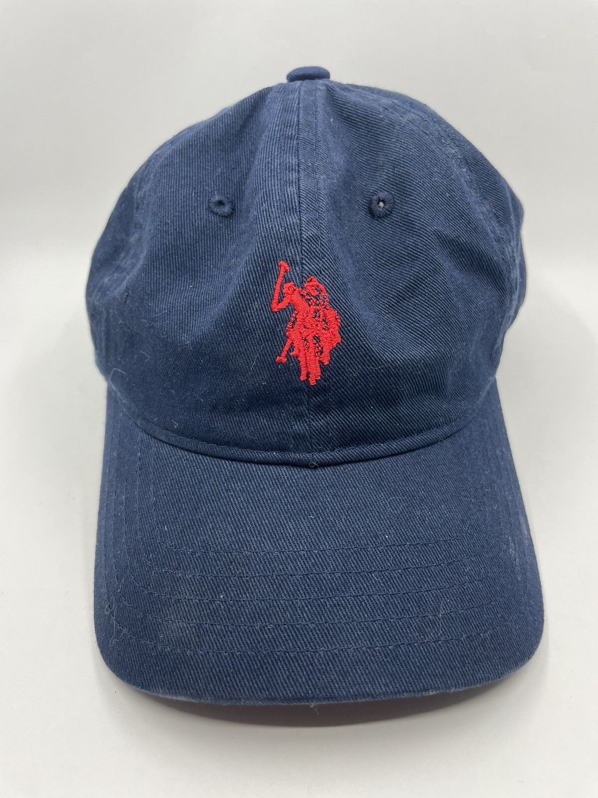 Polo Ralph Lauren cappello berretto a sfera rosso pony blu regolabile