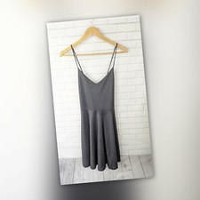 Windsor Black Spaghetti Strap Fit And Flare Sparkle dress Women's Juniors Large