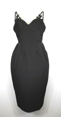 H44) LOST INK Sexy Kleid Gr 40 fällt wie S/M Neu Cocktailkleid Abendkleid 