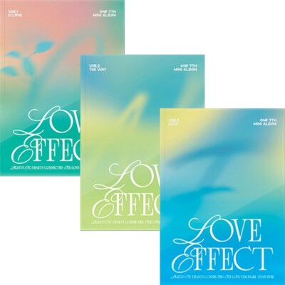 ONF [LOVE EFFECT] Album 3 Ver SET/CD+2 Book+Sticker+3  Card+Photo+Poster+POB+GIFT