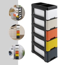 5 Tier Bathroom Storage Cabinet Narrow Floor Standing Storage Cabinet Bathroom