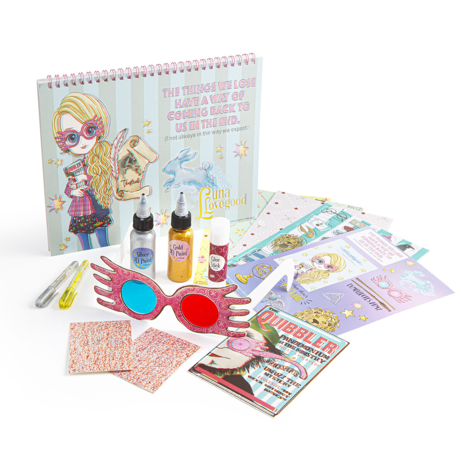 Luna Lovegood Harry Potter 3D Scrapbook & Attività Craft Set Wizard world