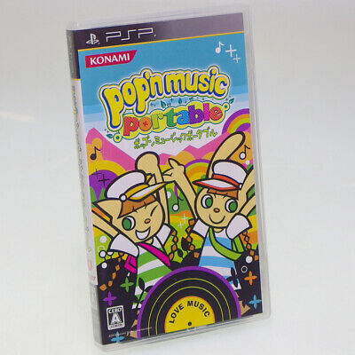Pop N Music Portable Sony Psp Japan Import Playstation Konami Beatmania Complete Ebay