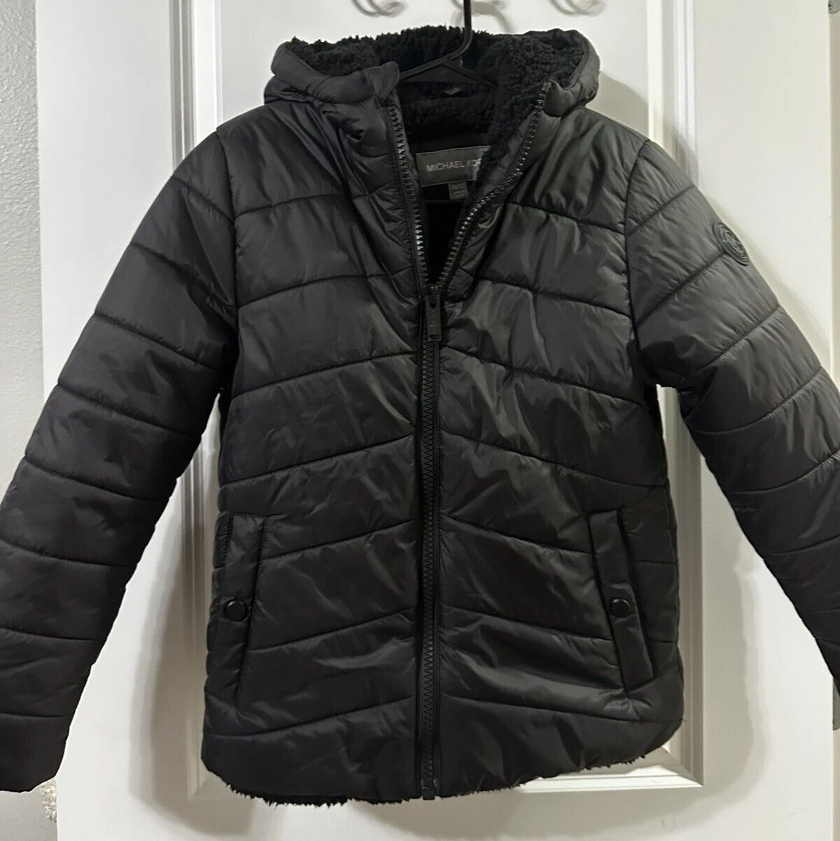 Cappotto imbottito nero Michael Kors bambina taglia 10 12 *EUC*