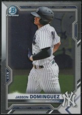 2021 Bowman Chrome Prospects JASSON DOMINGUEZ Base Set Card #BCP-13