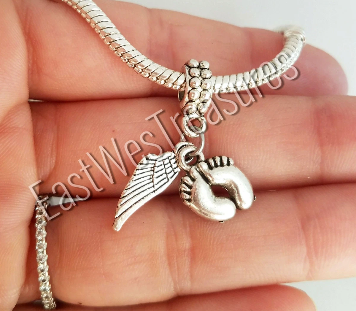 Angel baby shop pandora charm