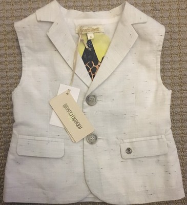 ROBERTO CAVALLI Kids Boys Shirts / Vest Grey 6M - AUTHENTIC / NEW WITH TAGS