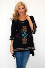 Urban Mango | Embroidered Tunic Top