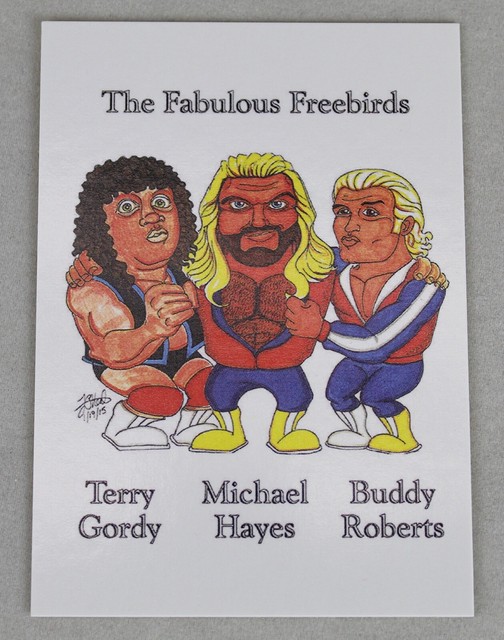 Fabulous Freebirds Pro Wrestling Hall Of Fame 2015 Trading Card 
