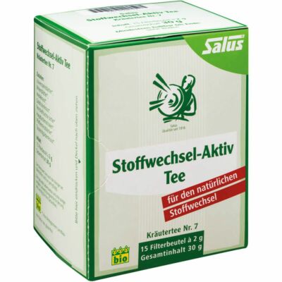 STOFFWECHSEL-AKTIV Tee Kräutertee Nr.7 Bio Salus 15 St PZN05726173
