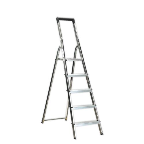 Sealey Aluminium Step Ladder 5-Tread EN 131 ASL5