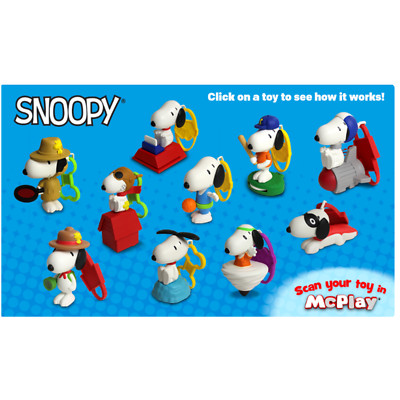 snoopy mcdonalds toys 2018