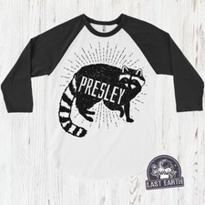 Kids Raccoon Shirt Personalized Name Shirt Boys Girls Birthday Animal Party Tees