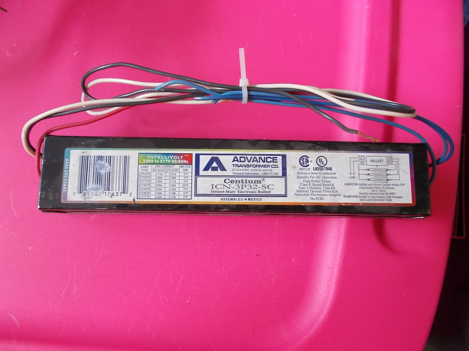 Advance Transformer Ballast ICN3P32SC 120277V *FREE SHIPPING* eBay