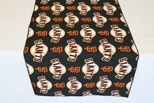 San Francisco Giants Table Runner Sports Baseball Team Party Table Decor 