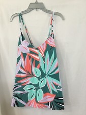 New Anne Cole Women's Swim Triangle Tankini Top Tropical U pick