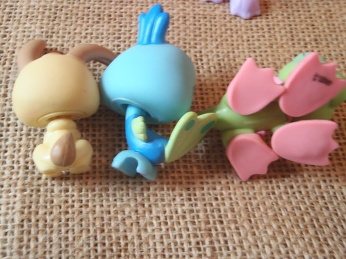 Juego Littlest Pet Shop Peacock #463 Bunny #887 Lizard #97 LPS H61 - Imagen 9 de 9