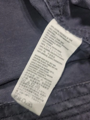 Abercrombie & Fitch Sentinel Jacket Mens M Blue Cotton Twill Military Y2K image 10