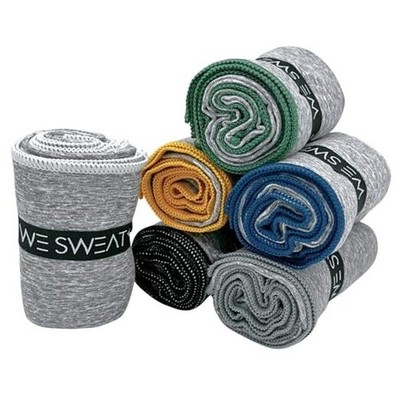 We Sweat s Microfiber Gym Towels Sweat towel (32'' x 16'') Speckled Grey (6 Pack)
