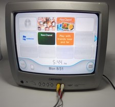 Vintage Sansui DTV1300A 13" CRT TV Television Retro Gaming Monitor Tested 