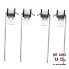 4 Pcs Heavy Duty Exhaust Hanger Rod 3/8" Rod 10" 4Pcs