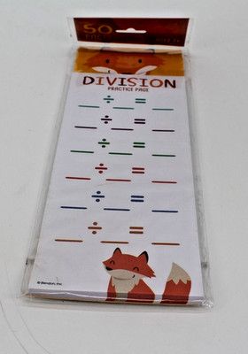 NEW Bendon 50 Pages Division Practice Pages Educational Learning Ages 7+