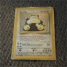 Pokémon Snorlax Holo 11/64 Jungle Set 90 HP Card 1999 English