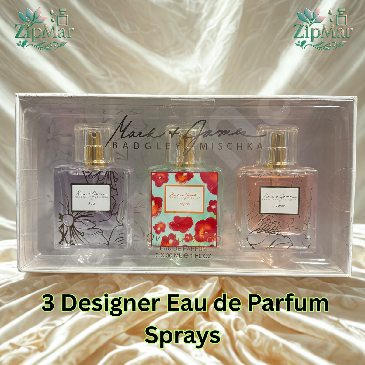 Mark & James Badgley Mischka Overture Trio EDP Spray Set 3x1oz New