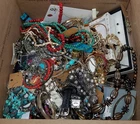 Vintage/Retro/Modern Costume Scrap/Upcycle Grab Jewelry Lot (BOX A) ~ 12.8 LBS
