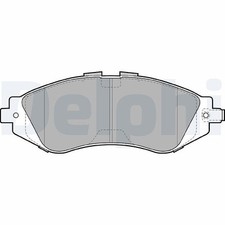 DELPHI Jeu de plaquettes de frein
