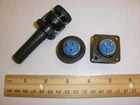 NEW - MS3106A 16S-5P (SR) with Bushing and MS3102A 16S-5S - 3 Pin Mating Pair