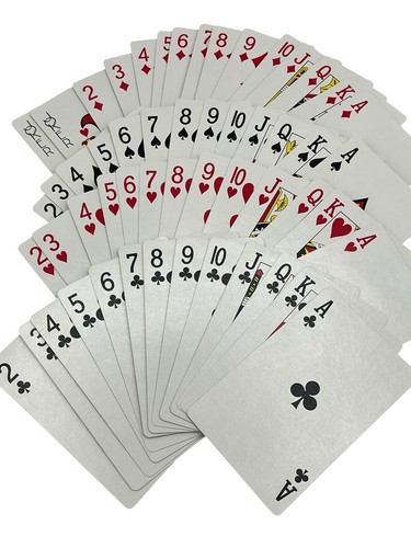Vintage Gold Hoyle Playing Cards Floral Theme Double (2) Decks w Case 1 Sealed - Picture 3 of 4